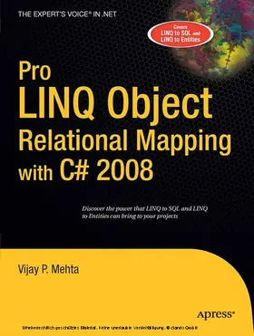 Mehta | Pro LINQ Object Relational Mapping in C# 2008 | E-Book | sack.de