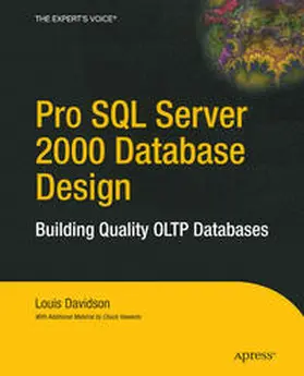 Davidson |  Pro SQL Server 2000 Database Design | eBook | Sack Fachmedien