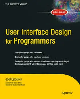 Spolsky | User Interface Design for Programmers | E-Book | sack.de