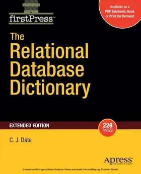 Date | The Relational Database Dictionary, Extended Edition | E-Book | www2.sack.de