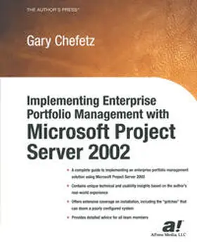 Chefetz | Implementing Enterprise Portfolio Management with Microsoft Project Server 2002 | E-Book | www2.sack.de