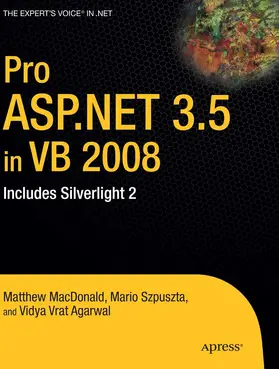 Szpuszta / MacDonald / Vrat Agarwal |  Pro ASP.NET 3.5 in VB 2008 | eBook | Sack Fachmedien