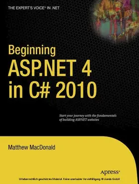 MacDonald | Beginning ASP.NET 4 in C# 2010 | E-Book | sack.de