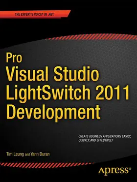 Leung / Duran | Pro Visual Studio LightSwitch 2011 Development | E-Book | sack.de