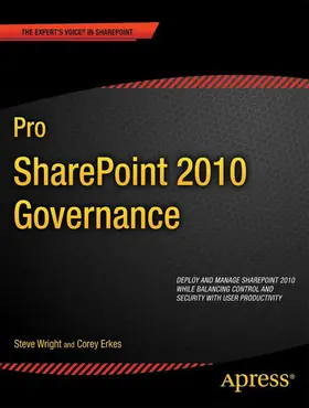 Wright / Erkes | Pro SharePoint 2010 Governance | E-Book | sack.de