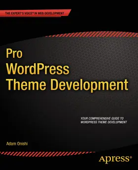 Onishi | Pro WordPress Theme Development | E-Book | sack.de
