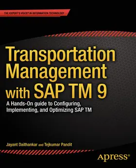 Daithankar / Pandit | Transportation Management with SAP TM 9 | E-Book | sack.de