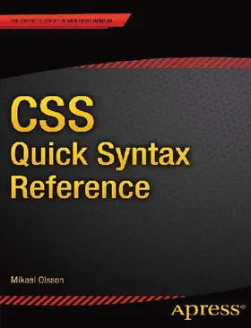 Olsson | CSS Quick Syntax Reference | E-Book | sack.de