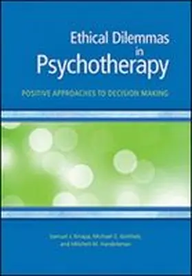 Knapp / Gottlieb / Handelsman |  Ethical Dilemmas in Psychotherapy | Buch |  Sack Fachmedien