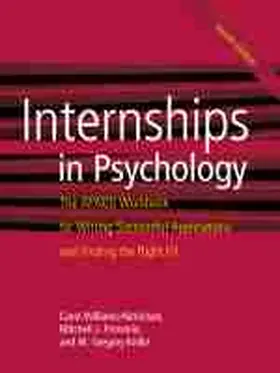 Williams-Nickelson / Prinstein / Keilin |  Internships in Psychology | Buch |  Sack Fachmedien
