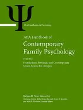 Fiese / Celano / Deater-Deckard |  APA Handbook of Contemporary Family Psychology: Volume 1: Foundations, Methods, and Contemporary Issues Across the Lifespan; Volume 2: Applications an | Buch |  Sack Fachmedien