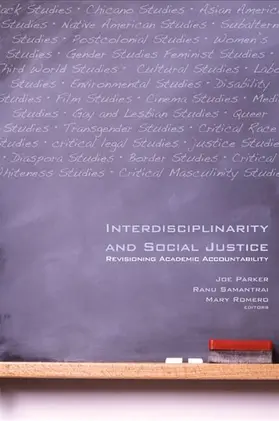 Parker / Samantrai / Romero |  Interdisciplinarity and Social Justice | eBook | Sack Fachmedien