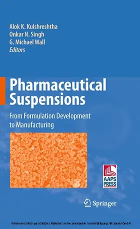 Kulshreshtha / Singh / Wall |  Pharmaceutical Suspensions | eBook | Sack Fachmedien