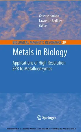Hanson / Berliner |  Metals in Biology | eBook | Sack Fachmedien