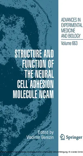 Berezin | Structure and Function of the Neural Cell Adhesion Molecule NCAM | E-Book | sack.de