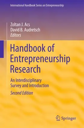 Acs / Audretsch |  Handbook of Entrepreneurship Research | Buch |  Sack Fachmedien