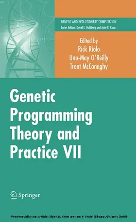 Riolo / O'Reilly / O`Reilly |  Genetic Programming Theory and Practice VII | eBook | Sack Fachmedien