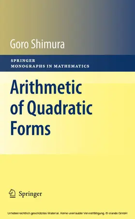 Shimura | Arithmetic of Quadratic Forms | E-Book | sack.de