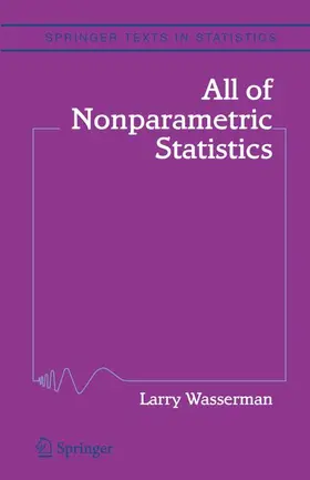 Wasserman |  All of Nonparametric Statistics | Buch |  Sack Fachmedien