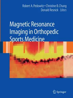 Pedowitz / Resnick / Chung |  Magnetic Resonance Imaging in Orthopedic Sports Medicine | Buch |  Sack Fachmedien