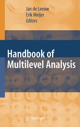 Deleeuw / Meijer |  Handbook of Multilevel Analysis | Buch |  Sack Fachmedien
