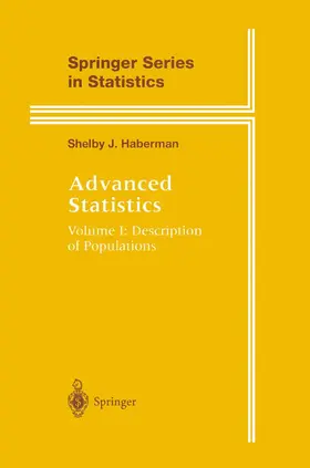 Haberman |  Advanced Statistics | Buch |  Sack Fachmedien