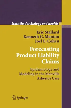 Stallard / Cohen / Manton |  Forecasting Product Liability Claims | Buch |  Sack Fachmedien