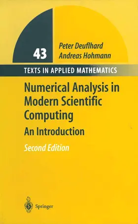 Hohmann / Deuflhard |  Numerical Analysis in Modern Scientific Computing | Buch |  Sack Fachmedien