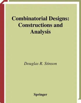 Stinson |  Combinatorial Designs | Buch |  Sack Fachmedien