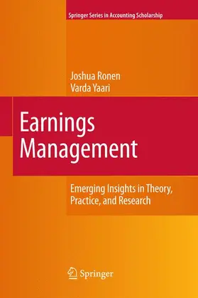 Yaari / Ronen |  Earnings Management | Buch |  Sack Fachmedien