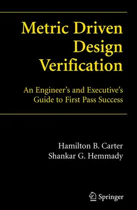 Hemmady / Carter |  Metric Driven Design Verification | Buch |  Sack Fachmedien