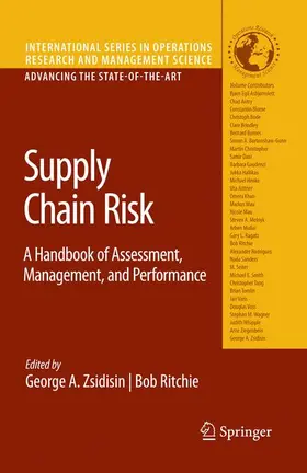 Ritchie / Zsidisin |  Supply Chain Risk | Buch |  Sack Fachmedien