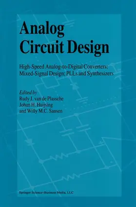 Plassche / Sansen / Huijsing |  Analog Circuit Design | Buch |  Sack Fachmedien