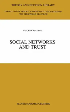 Buskens |  Social Networks and Trust | Buch |  Sack Fachmedien