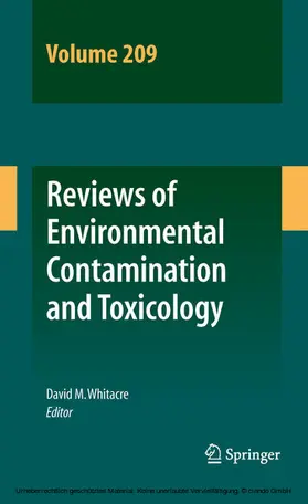 Whitacre |  Reviews of Environmental Contamination and Toxicology Volume 209 | eBook | Sack Fachmedien