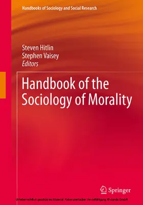 Hitlin / Vaisey |  Handbook of the Sociology of Morality | eBook | Sack Fachmedien