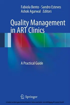 Bento / Esteves / Agarwal |  Quality Management in ART Clinics | eBook | Sack Fachmedien