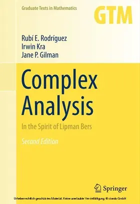 Rodríguez / Kra / Gilman | Complex Analysis | E-Book | sack.de