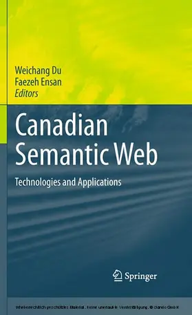 Du / Ensan | Canadian Semantic Web | E-Book | sack.de