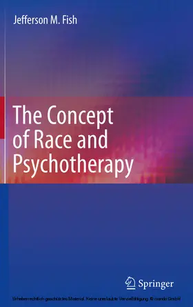 Fish |  The Concept of Race and Psychotherapy | eBook | Sack Fachmedien