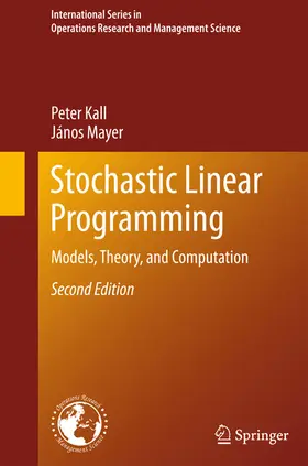 Kall / Mayer |  Stochastic Linear Programming | eBook | Sack Fachmedien