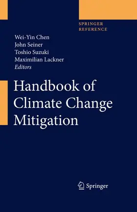 Chen / Seiner / Suzuki |  Handbook of Climate Change Mitigation | Buch |  Sack Fachmedien