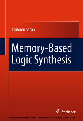 Sasao |  Memory-Based Logic Synthesis | eBook | Sack Fachmedien