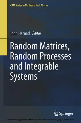 Harnad |  Random Matrices, Random Processes and Integrable Systems | eBook | Sack Fachmedien