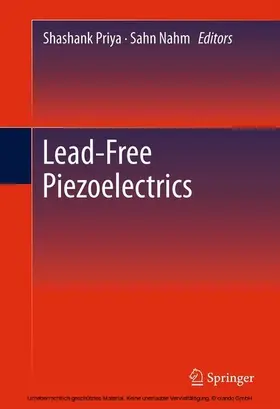 Priya / Nahm |  Lead-Free Piezoelectrics | eBook | Sack Fachmedien