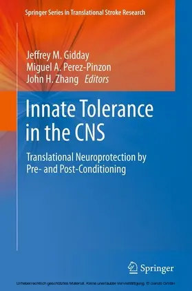 Gidday / Perez-Pinzon / Zhang | Innate Tolerance in the CNS | E-Book | sack.de