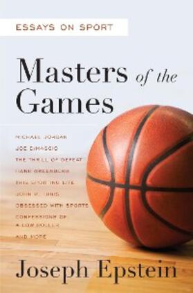 Epstein |  Masters of the Games | eBook | Sack Fachmedien