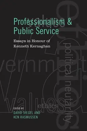 Siegel / Rasmussen |  Professionalism and Public Service | eBook | Sack Fachmedien