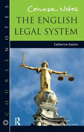 Easton |  BRICKFIELD: Course Notes: the English Legal System | Buch |  Sack Fachmedien