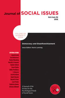 Lanning / Hoyle | Democracy and Disenfranchisement | E-Book | www2.sack.de